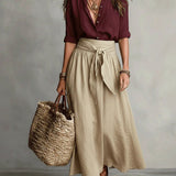 Maren — Burgundy and Beige