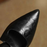 Natalia — Cross-Strap Flat Mules