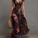  Burgundy Floral