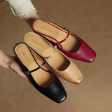 Katerina — Mary Jane Block-Heel Mules