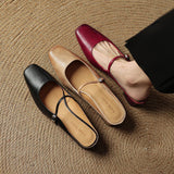 Katerina — Mary Jane Block-Heel Mules