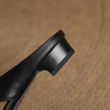 Walburga — Twist-Front Flat Mules
