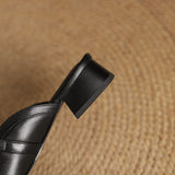 Zaira — Square-Toe T-Strap Mules