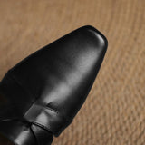 Walburga — Twist-Front Flat Mules