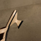 Quinta — Pointed Sculpted-Heel Mules