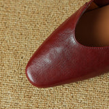 Selina — Mary Jane Strap Flat Mules