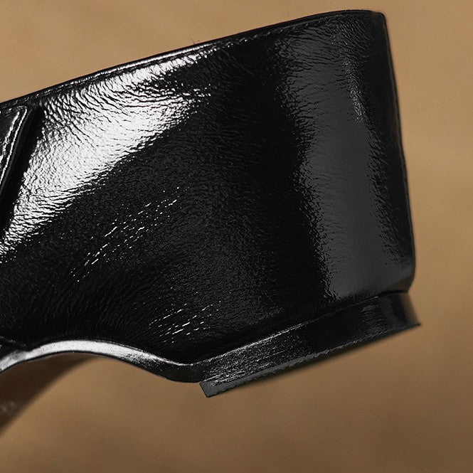 Irina — Cut-Out Buckle Pointed Mules