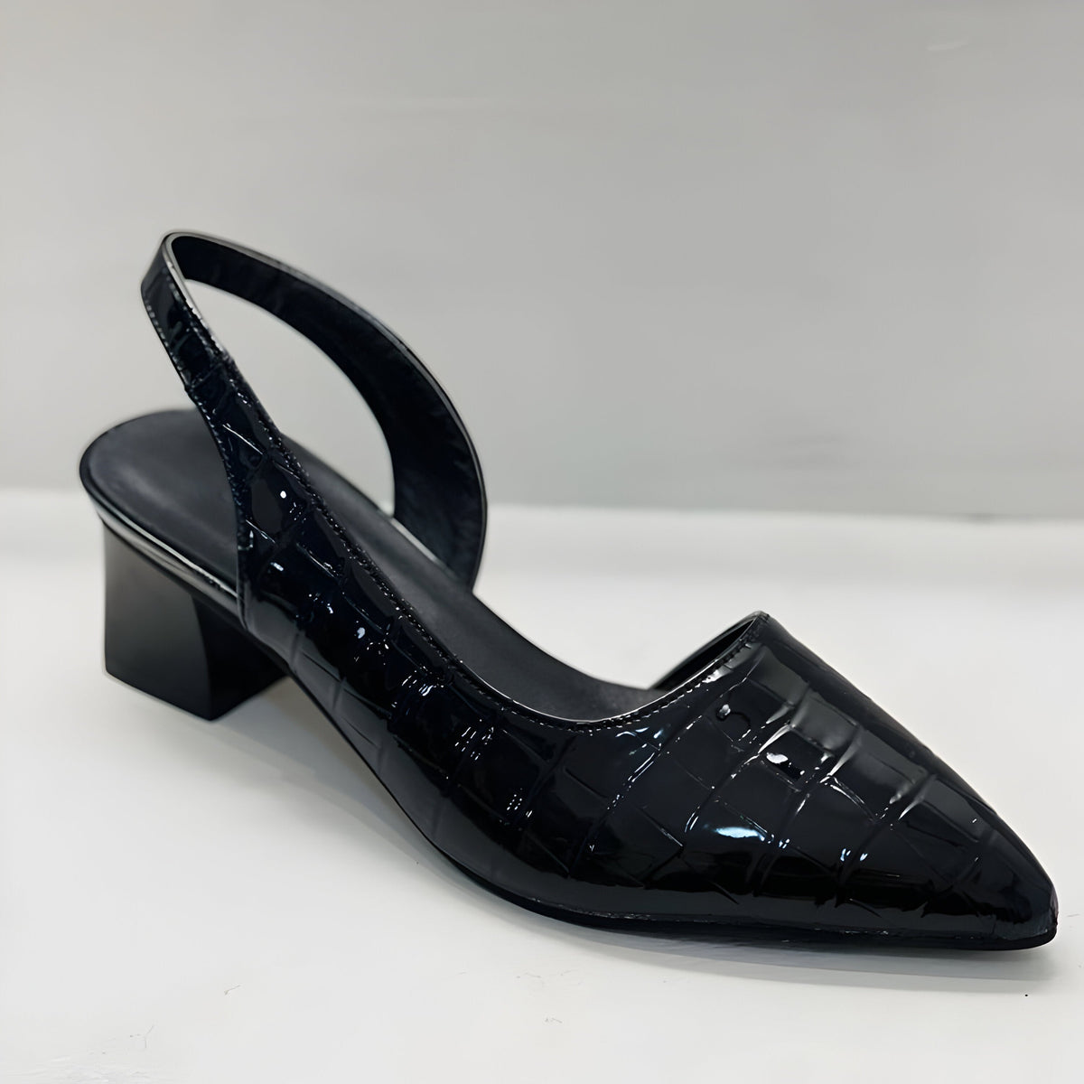 Anthea — Slingback Block-Heel Shoes