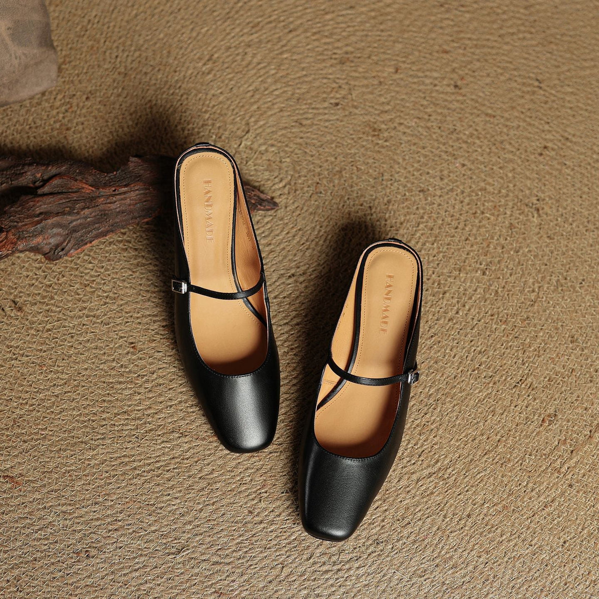 Katerina — Mary Jane Block-Heel Mules