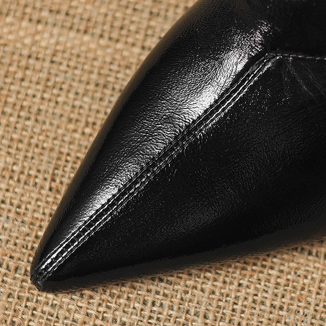 Irina — Cut-Out Buckle Pointed Mules