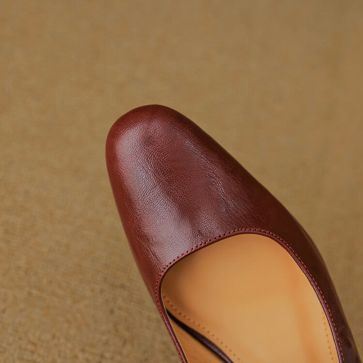 Orsina — Strap Block-Heel Mules
