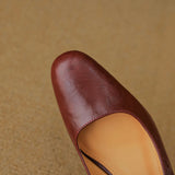 Orsina — Strap Block-Heel Mules