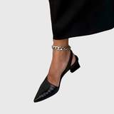 Anthea — Slingback Block-Heel Shoes