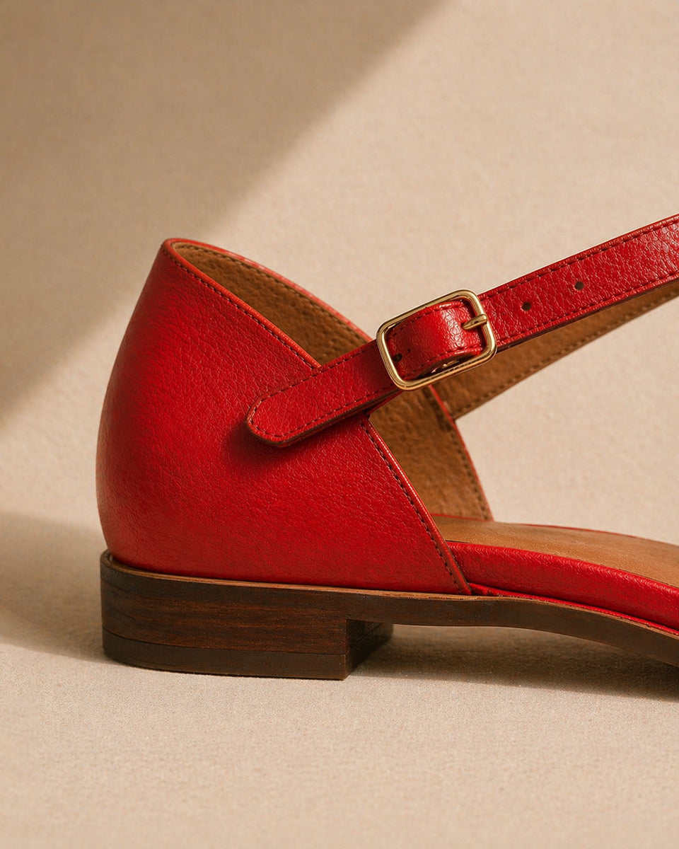 Cecile — Cushioned T-Strap Comfort Sandals