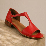 Cecile — Cushioned T-Strap Comfort Sandals