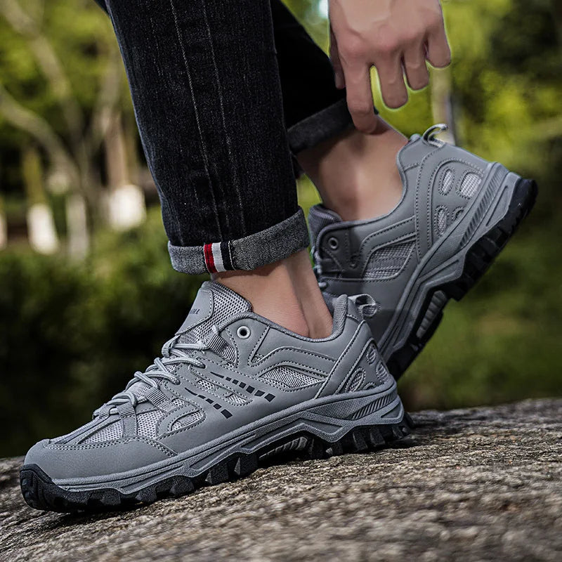 Alinta — Chunky Outdoor Lace-Up Sneakers