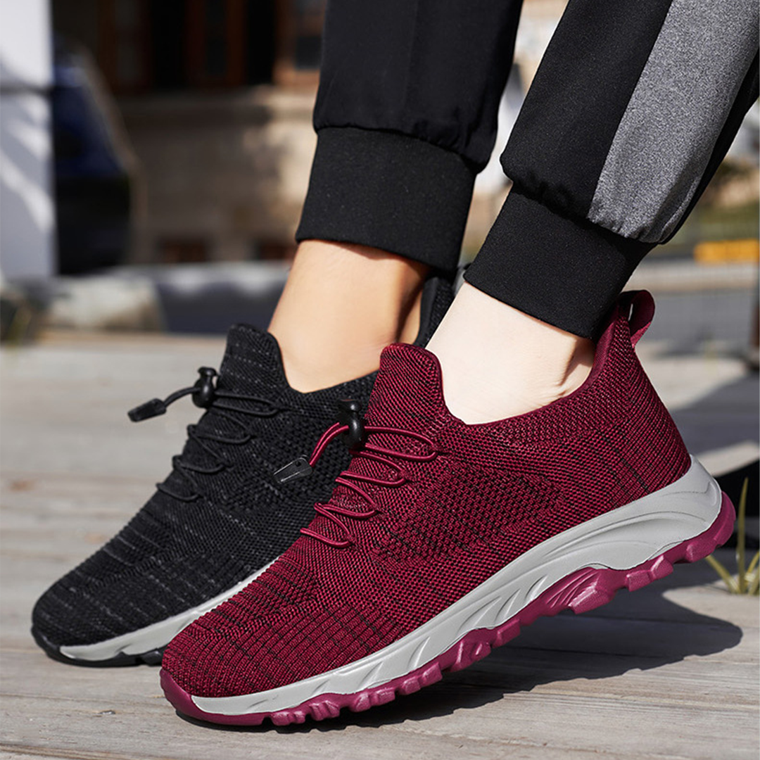 Elektra — Toggle-Lace Slip-On Mesh Shoes
