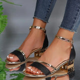 Farrah — Ankle-Strap Block-Heel Sandals