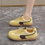 Isobel — Retro Wide-Toe Sneakers