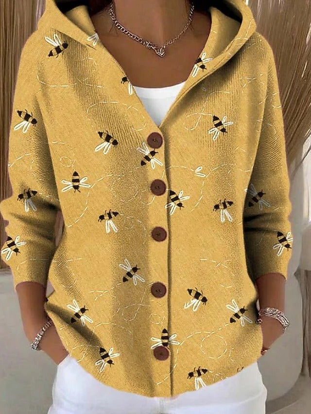 Opal — Artful Hooded Shirt
