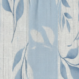 Gerhild — Blue Leaf-Print Sleeveless Midi Dress