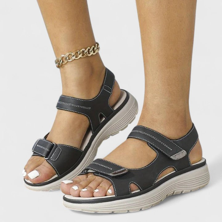 Araceli — Orthopaedic Adjustable Walking Sandals with Wide Straps