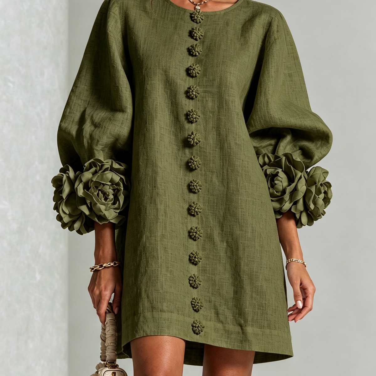 Lenore — Olive Green (1)