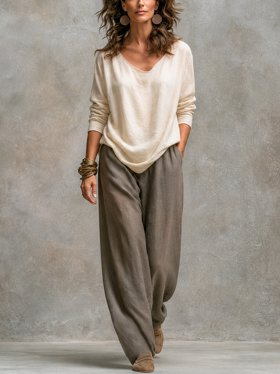 Adriana — Layered Wide-Leg Set