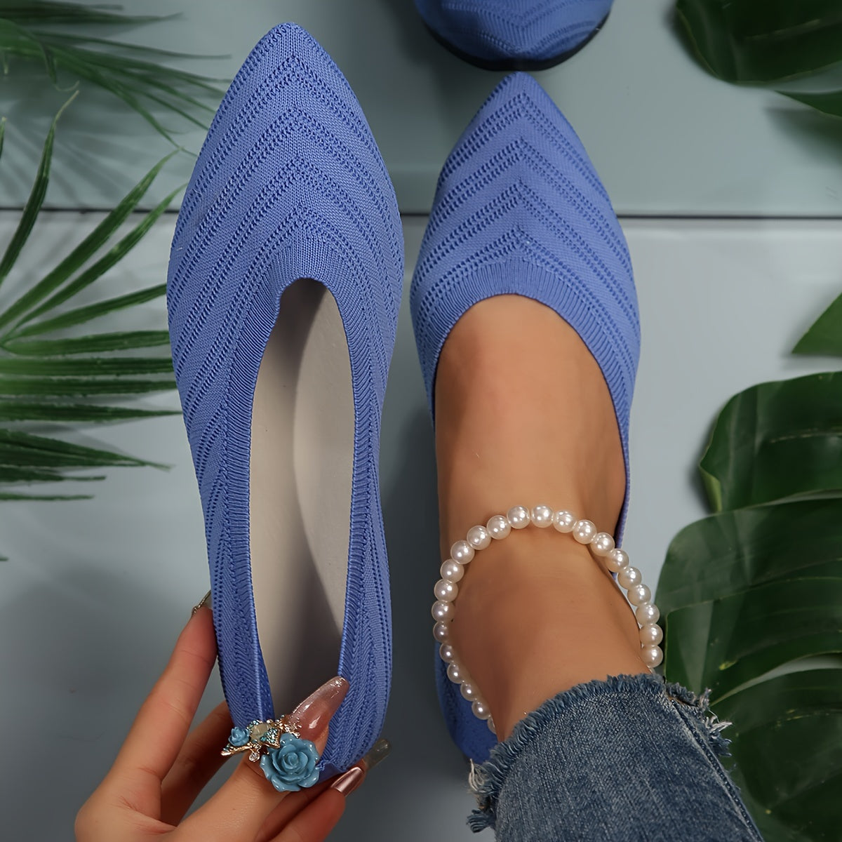 Emer — Pointed-Toe Ballet Flats