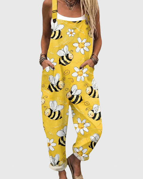Honor — Yellow Bee and Daisy Overalls