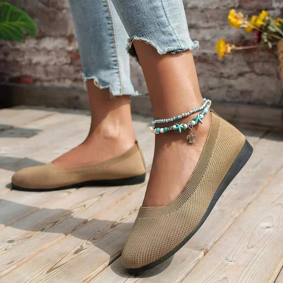 Addie — Soft Knit Ballet Flats