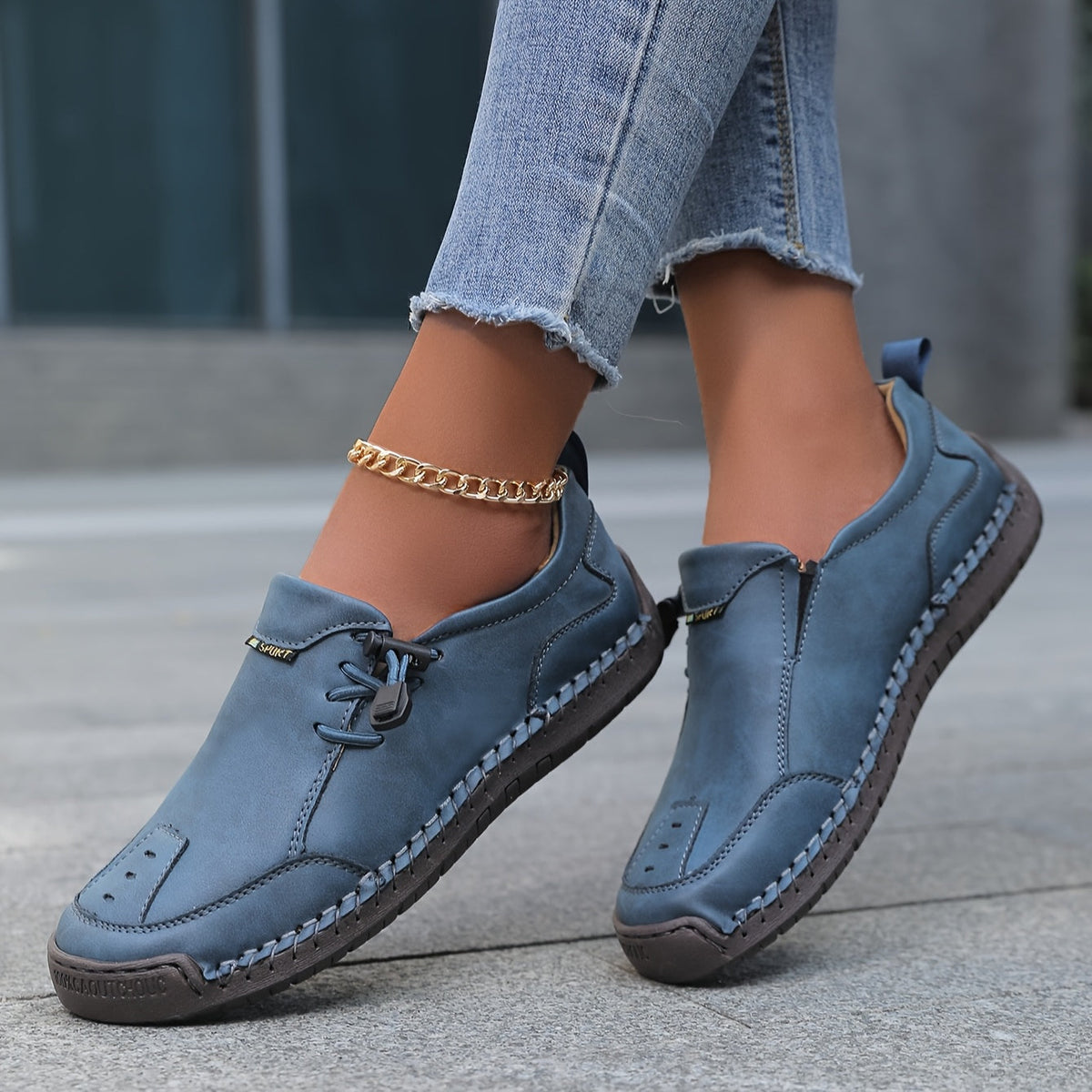 Nora — Toggle Slip-On Comfort Shoes