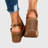 Eartha — Casual Open-Toe Wedge Sandals