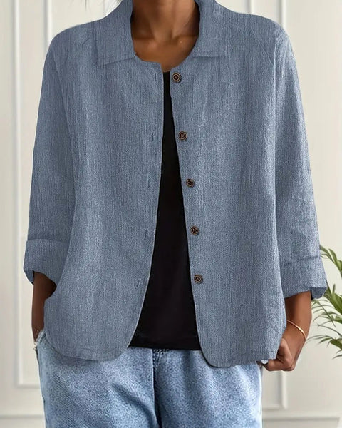Carmen — Relaxed Button-Front Overshirt