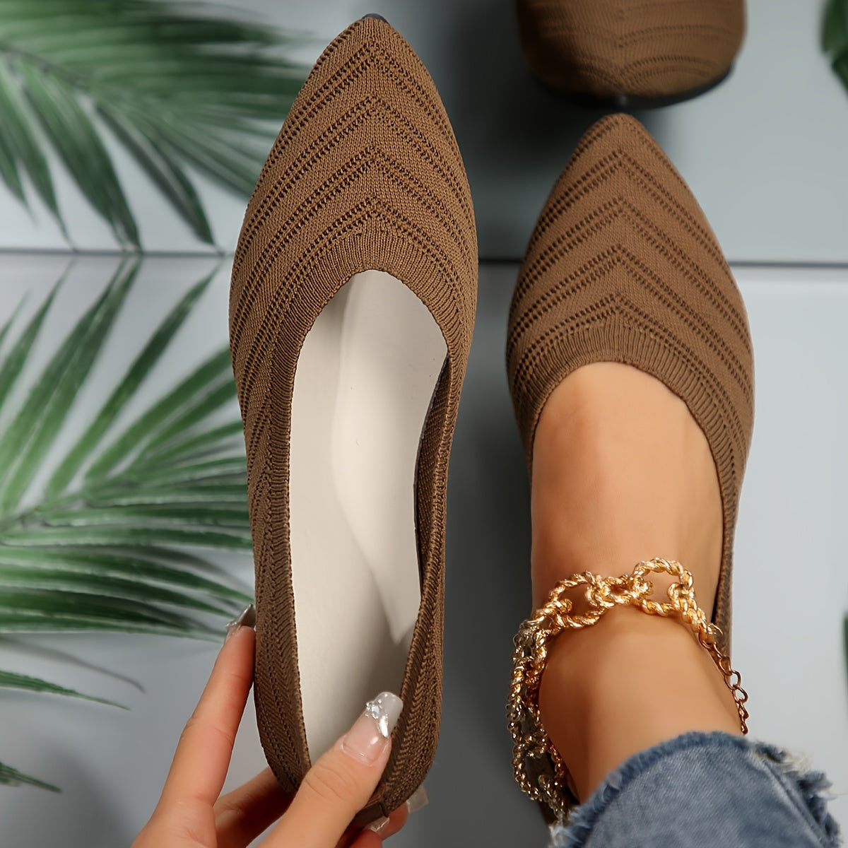 Emer — Pointed-Toe Ballet Flats