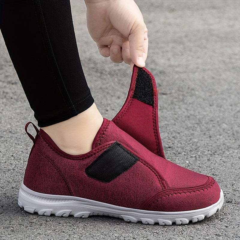 Viola — Easy-Fasten Sparkle Knit Trainers