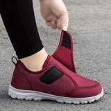 Viola — Easy-Fasten Sparkle Knit Trainers