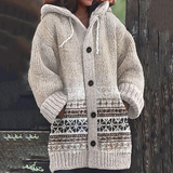 Barbara — Cozy Knit Cardigan - Brown