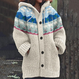 Barbara — Cozy Knit Cardigan - Lightblue