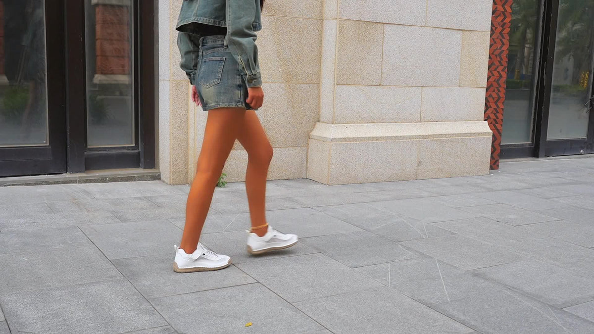 Eilis — Velcro-Strap Mesh Comfort Sneakers