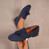 Eponine — Stable Everyday Tassel Loafers with Low Heel
