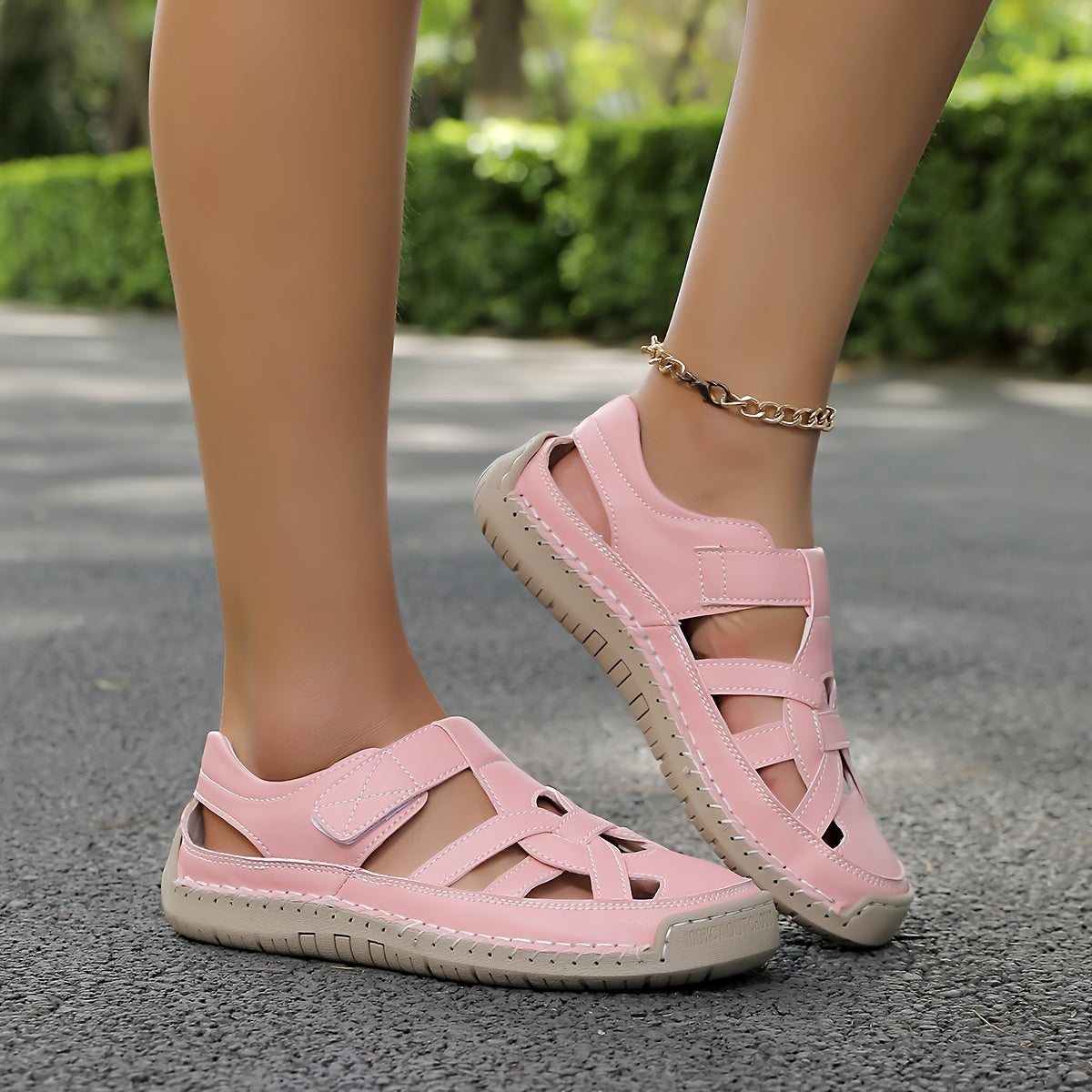 Isabeau — Cut-Out Fisherman Comfort Sandals