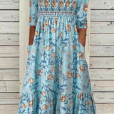 Daniela — Vestido Longo Floral Fluido — foto 1