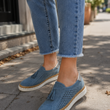 Christine Orthopedic Comfort Moccasins - Blue