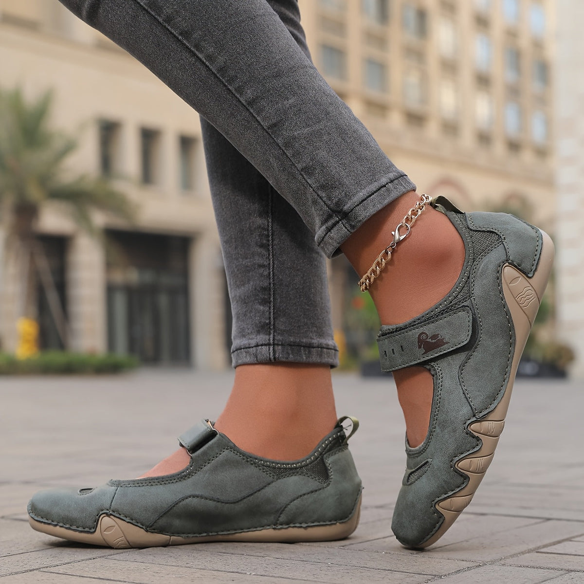 Sylvie — Velcro-Strap Mary Jane Comfort Shoes