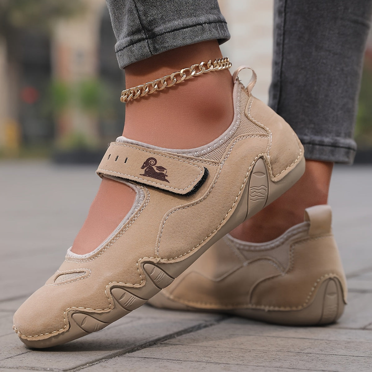 Sylvie — Velcro-Strap Mary Jane Comfort Shoes