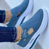 Dorcas — Cut-Out Velcro Platform Comfort Shoes