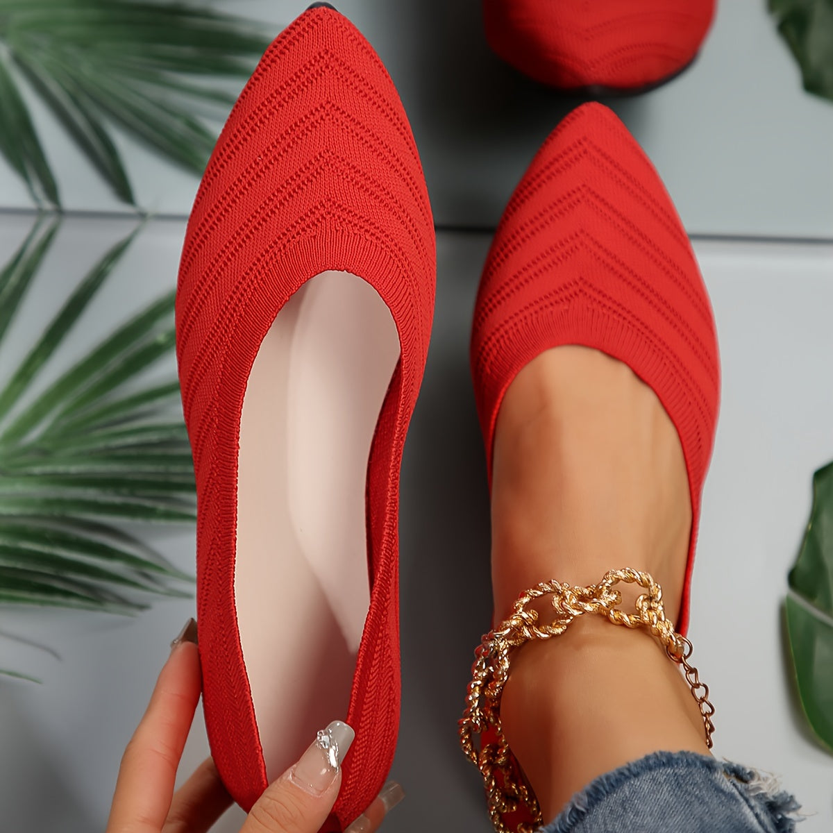 Emer — Pointed-Toe Ballet Flats