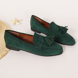 Eponine — Stable Everyday Tassel Loafers with Low Heel
