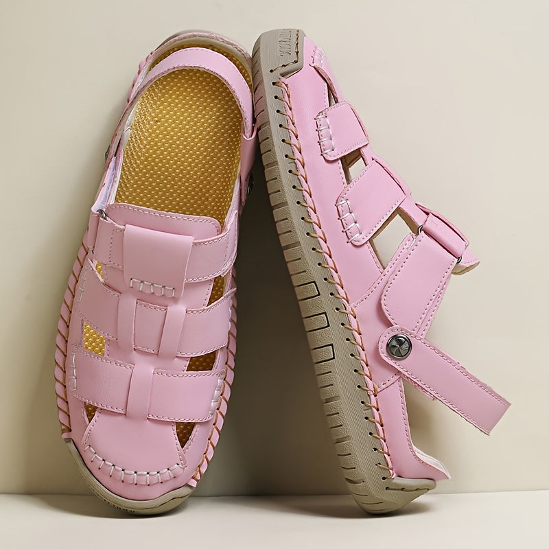 Abelia — Closed-Toe Fisherman Comfort Sandals